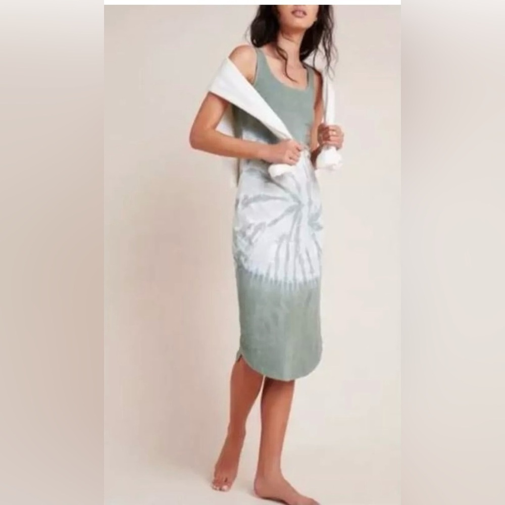 Anthropologie Saturday Sunday Tie Dye Midi Dress